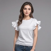 Ruffle Sleeve T Shirt Supplier In Bangladesh
